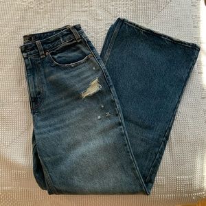 NWT Abercrombie High Rise Wide Leg Jeans